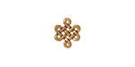 TierraCast Antique Gold (plated) Small Eternity Link 11x10mm