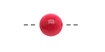 Tagua Nut Hot Pink Round 11-12mm