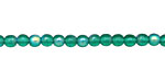 Czech Glass Emerald AB Round 4mm