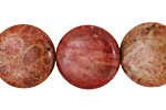 Fossil Coral (rose) Puff Coin 20mm