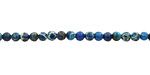 Midnight Blue Impression Jasper Round 3mm