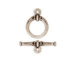 TierraCast Antique Silver (plated) Heirloom Toggle Clasp 20x15, 24mm Bar
