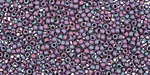 TOHO Matte Frosted Iris Blue Round 11/0 Seed Bead