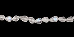 Moonstone (rainbow) Faceted Irregular Teardrop 4-7x4-5mm