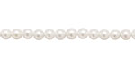 Pearly White Shell Pearl Round 4mm