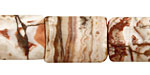 Rosetta Lace Agate Thin Pillow 20x15mm