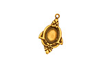 Stampt Antique Brass Voque Oval Setting 6x8mm