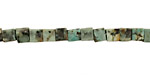 African Turquoise Cube 4mm