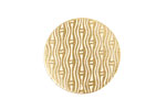 Lillypilly Gold Reeds Anodized Aluminum Disc 25mm, 22 gauge