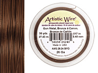 Artistic Wire Gunmetal (bronze) 26 gauge, 30 yards