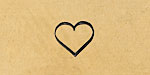 Heart Metal Stamp 5mm
