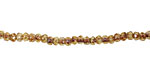 Czech Glass Luster Pickle Juice Picasso Fire Polished Rondelle 2x3mm
