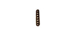 TierraCast Antique Brass (plated) Large Beaded Pinch Bail 3x12mm