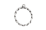 Nunn Design Antique Silver (plated) Rope Connector 23x27mm