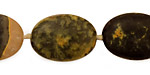 Mexican Sunflower Agate Tumbled Oval Nugget 22-28x16-20mm