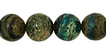 Turquoise Zebra Jasper Round 14mm