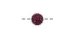 Violet Pave Round 8mm (1.5mm hole)