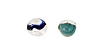 Unicorne Beads Blue/Aqua Teardrop 7x9mm
