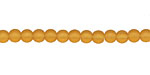 Amber Recycled Glass Round 4mm