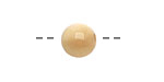 Tagua Nut Parchment Round 11-12mm