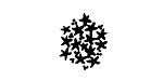 Pentas Mini Rubber Stamp 15x17mm