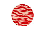 Lillypilly Red Zebra Anodized Aluminum Disc 25mm, 24 gauge