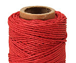 Red Hemp Twine 20 lb, 205 ft