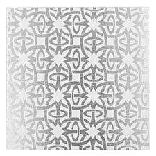 Lillypilly Silver Starburst Anodized Aluminum Sheet 3"x3", 22 gauge
