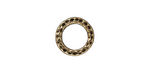TierraCast Antique Brass (plated) Medium Hammertone Ring 13mm