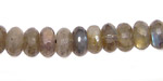 Labradorite Faceted Rondelle 10mm