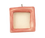 Jangles Ceramic Pink (matte) Square Bezel 28-29x31-32mm