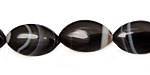 Black Sardonyx Horse Eye 20x12mm
