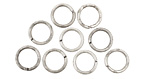 Antique Silver (plated) Round Jump Ring 8mm, 18 gauge