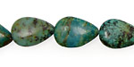 African Turquoise Teardrop 18x12mm