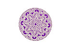 Lillypilly Purple Lace Anodized Aluminum Disc 25mm, 24 gauge