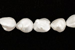 Pearly White Keishi 14-17x11-13mm