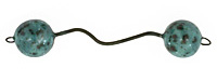 Jangles Ceramic Turquoise Wavy Link 56-67x11-12mm