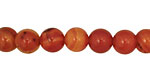 Carnelian (natural-orange) Round 8mm
