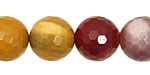Mookaite Faceted Round 14mm