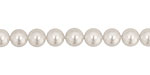Pearly White Shell Pearl Round 6mm