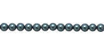 Marine Blue Shell Pearl Round 4mm