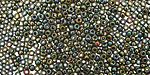 TOHO Metallic Iris Green/Brown Round 11/0 Seed Bead
