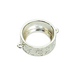 Nunn Design Sterling Silver (plated) Large Pendant Circle Open Link 30x24mm