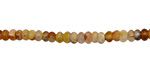 Brandy Opal Rondelle 4mm