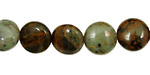 Copper Green Opal Puff Coin 12mm