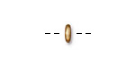 TierraCast Gold (plated) Large Hole Nugget Heishi 7mm