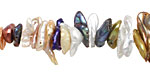 Multi Side-Drilled Keishi (Pearly White, Peacock, Pistachio, Pink) 6-8mm