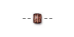 TierraCast Antique Copper (plated) Barrel 6x7mm