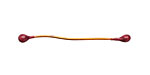 C-Koop Enameled Metal Wisteria Double Ended Headpins 3x36-38mm