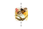 Grace Lampwork Bumble Bee Garden Pillow 15mm